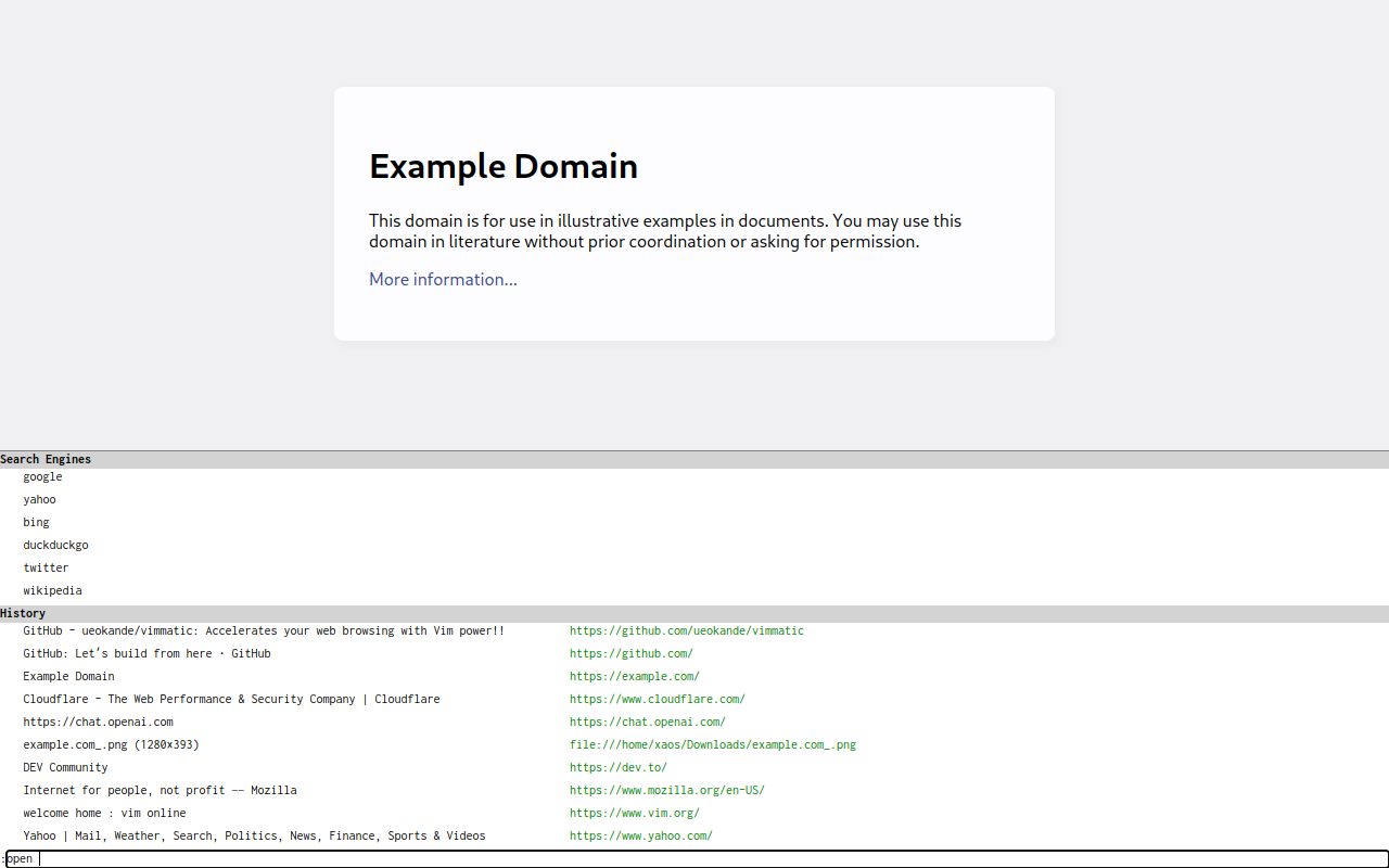 Vimmatic chrome谷歌浏览器插件_扩展第3张截图