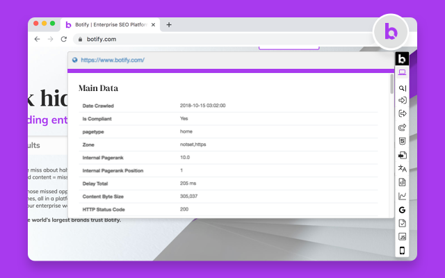 Botify Extension chrome谷歌浏览器插件_扩展第2张截图