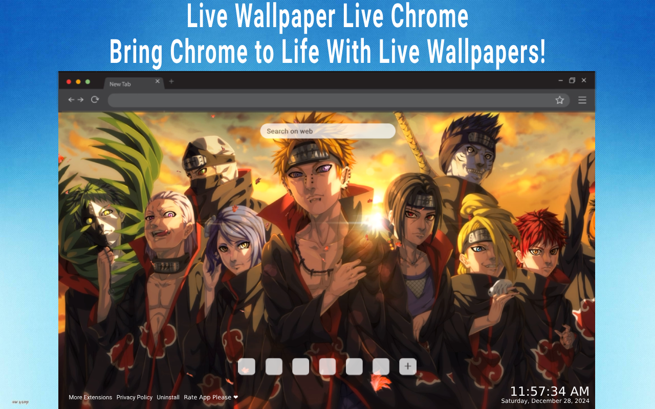 Naruto Clan Akatsuki 4K Wallpaper chrome谷歌浏览器插件_扩展第1张截图