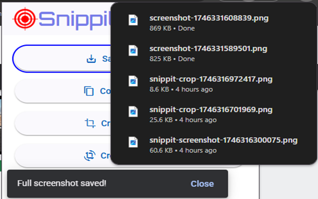 Snippit chrome谷歌浏览器插件_扩展第4张截图