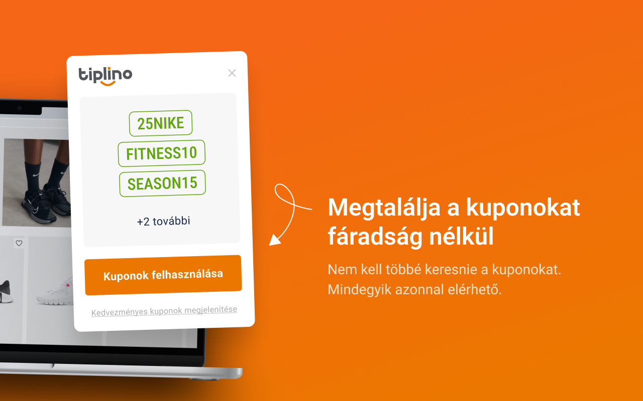 Tiplino: Cashback jutalmak és kedvezményes kuponok chrome谷歌浏览器插件_扩展第2张截图