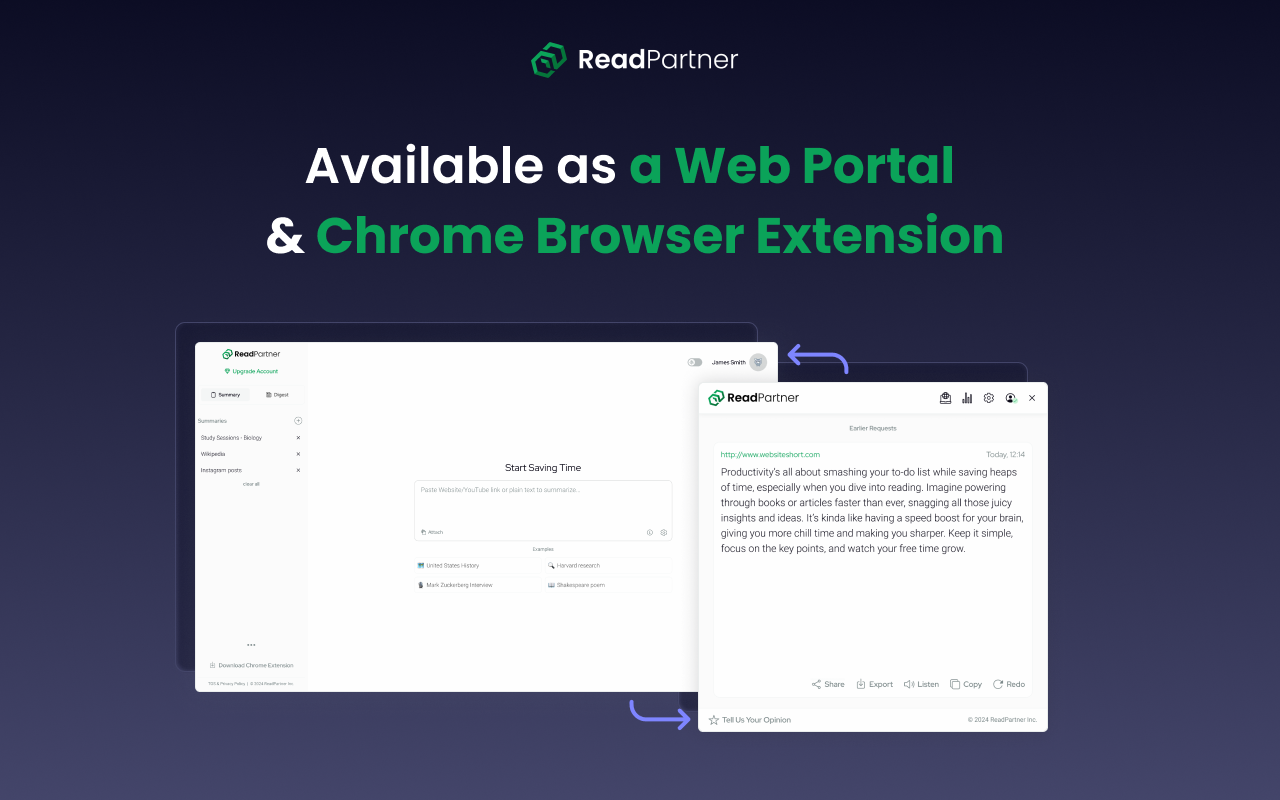 AI Summarizer by ReadPartner: Summarize Articles, YouTube and Documents chrome谷歌浏览器插件_扩展第3张截图
