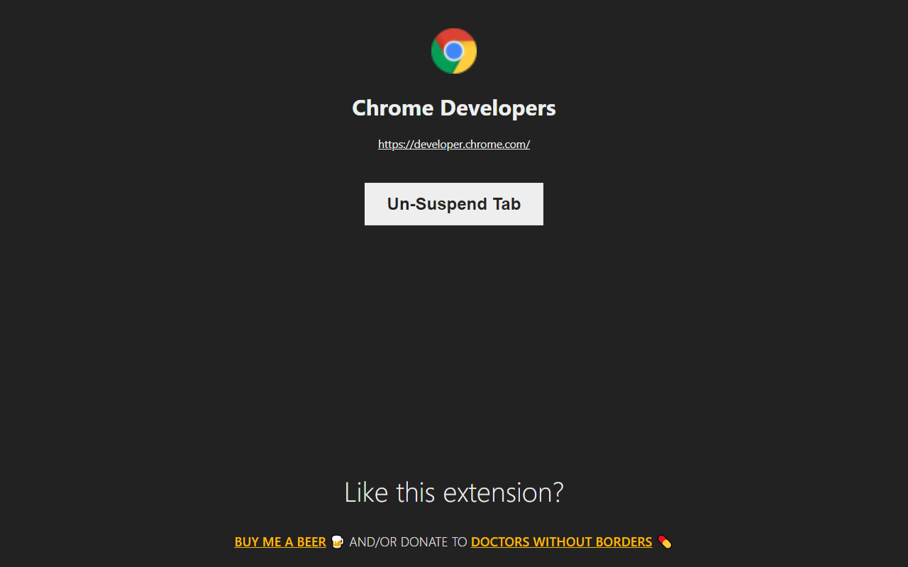 SleepyTabs chrome谷歌浏览器插件_扩展第2张截图