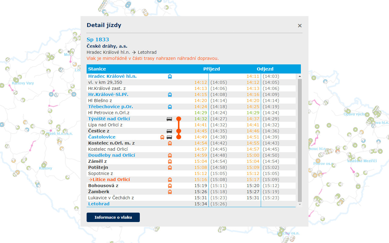 Řazení ČD pro Interaktivní mapu a GRAPP chrome谷歌浏览器插件_扩展第2张截图