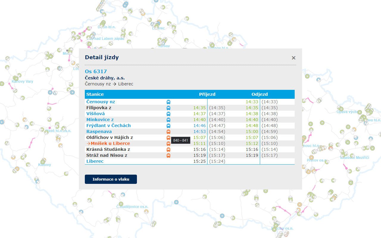 Řazení ČD pro Interaktivní mapu a GRAPP chrome谷歌浏览器插件_扩展第5张截图