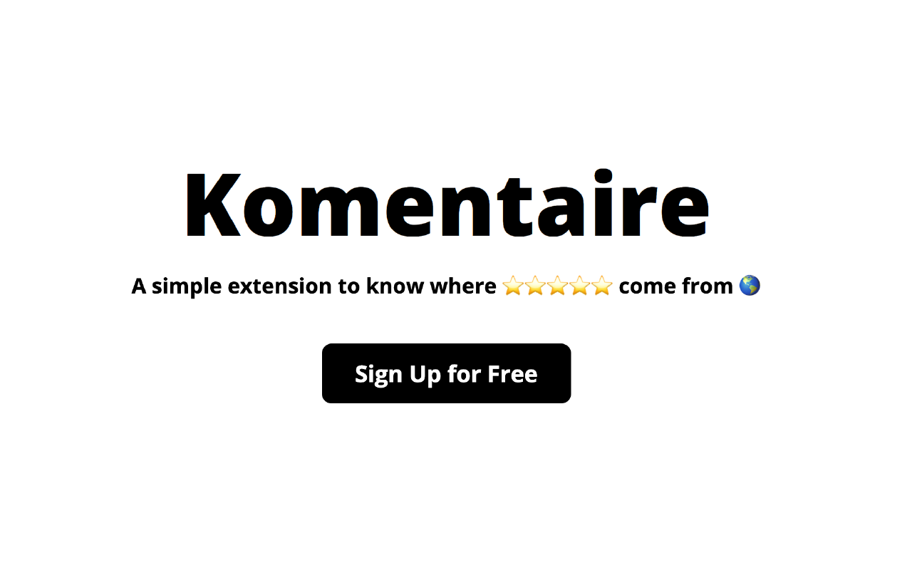 Komentaire Extension chrome谷歌浏览器插件_扩展第1张截图