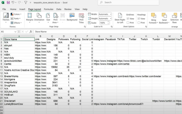 TeePublic Scraper Pro chrome谷歌浏览器插件_扩展第2张截图