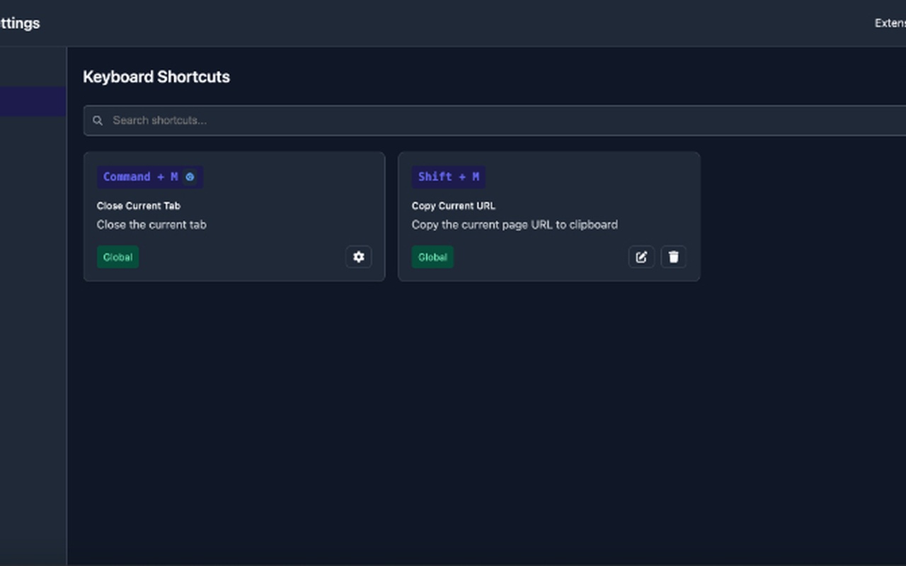 Quickeys - Custom Keyboard Shortcuts chrome谷歌浏览器插件_扩展第1张截图