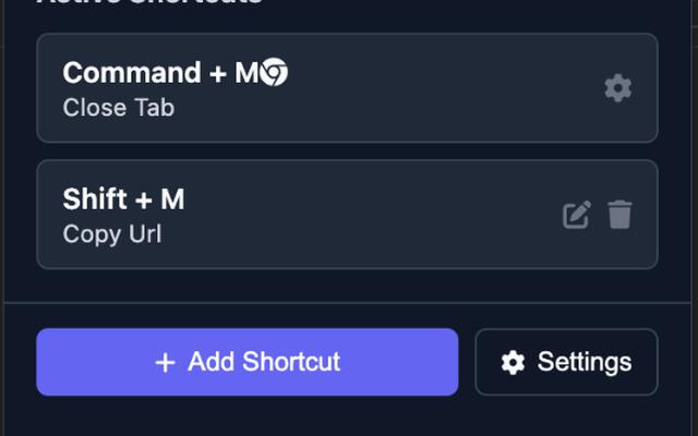 Quickeys - Custom Keyboard Shortcuts chrome谷歌浏览器插件_扩展第2张截图