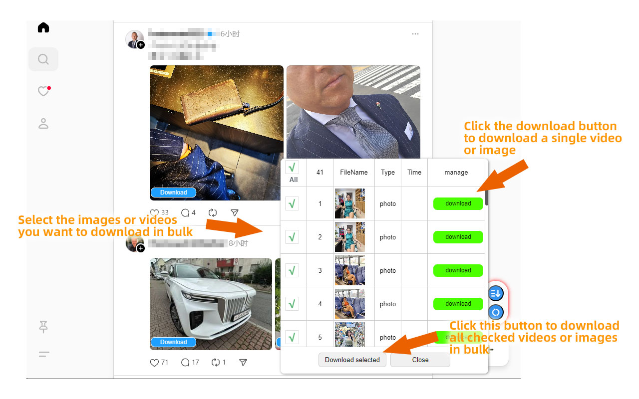 Threads Downloader -- Easily download videos/photo from Threads chrome谷歌浏览器插件_扩展第1张截图