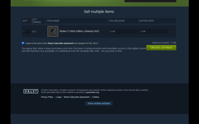 SteamBulkSellExtension chrome谷歌浏览器插件_扩展第1张截图