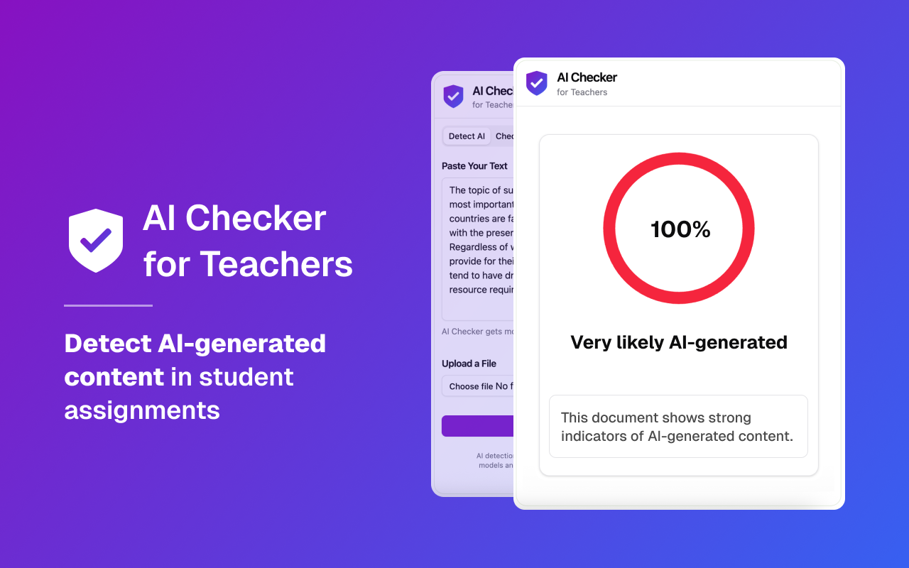 教师用AI检查器 chrome谷歌浏览器插件_扩展第1张截图