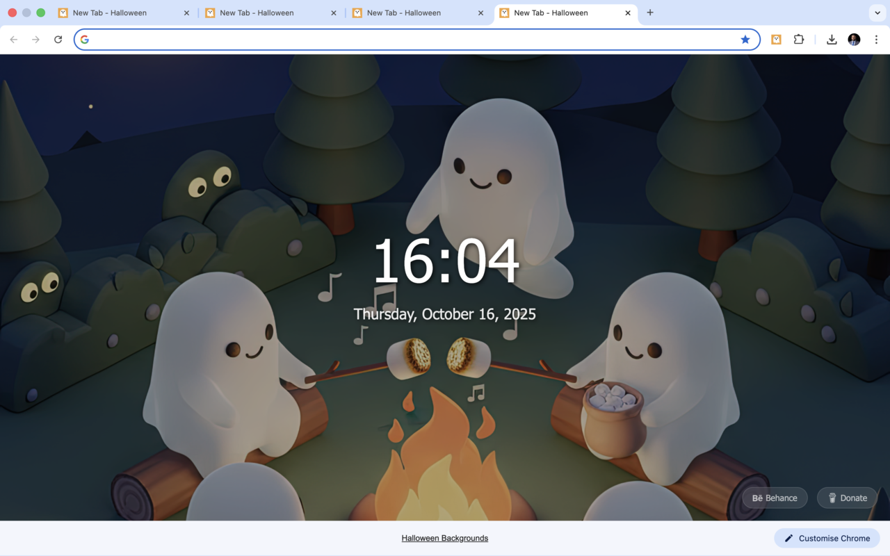 Halloween Backgrounds chrome谷歌浏览器插件_扩展第2张截图