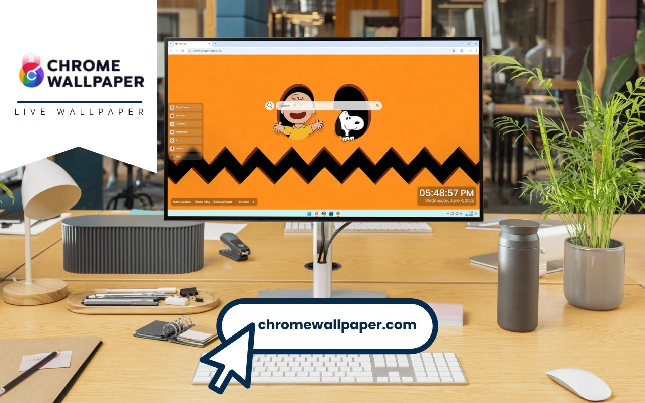 Charlie Brown Pumpkin Live Wallpaper chrome谷歌浏览器插件_扩展第1张截图