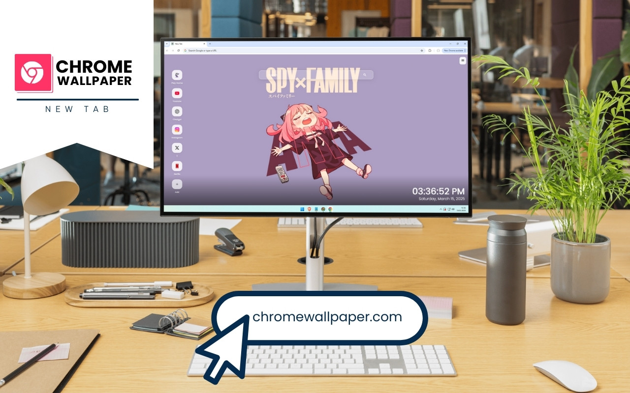 Anya Forger Wallpaper chrome谷歌浏览器插件_扩展第2张截图