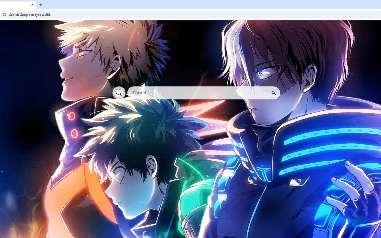 My Hero Academia Neon Live Wallpaper chrome谷歌浏览器插件_扩展第4张截图