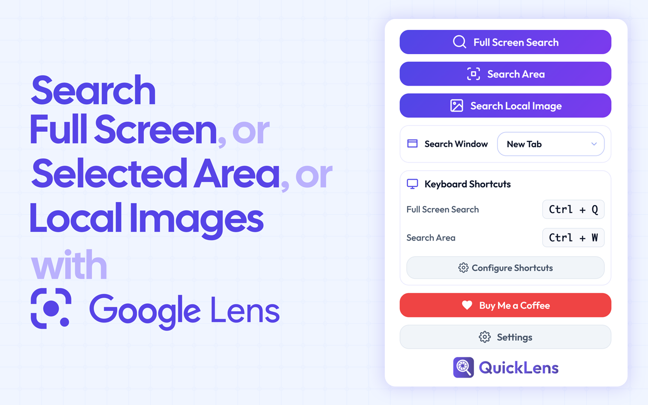 QuickLens - Search Screen with Google Lens chrome谷歌浏览器插件_扩展第1张截图