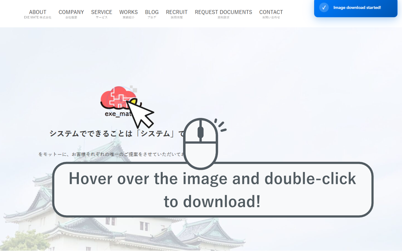 Double Click to Save Image chrome谷歌浏览器插件_扩展第3张截图