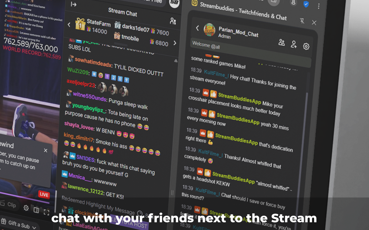 Streambuddies - Twitchfriends & Chat chrome谷歌浏览器插件_扩展第1张截图