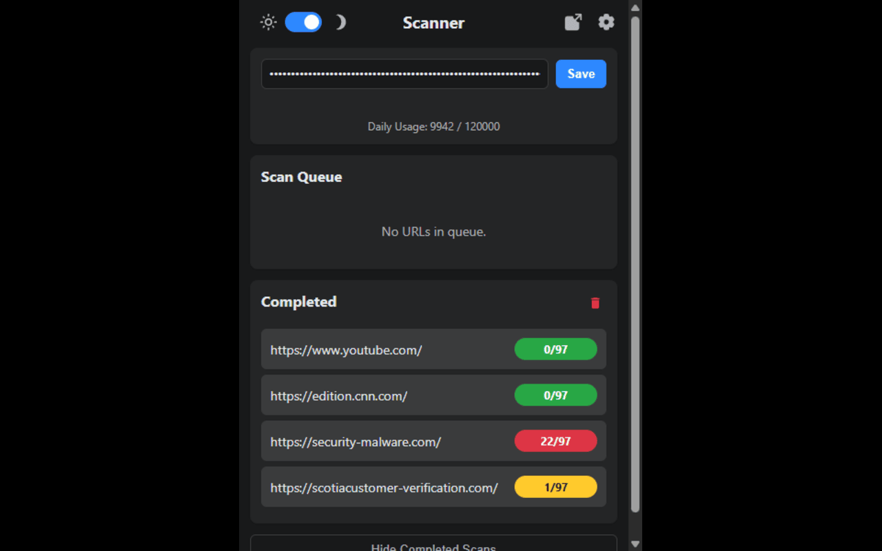 VirusTotal URL Scanner chrome谷歌浏览器插件_扩展第3张截图