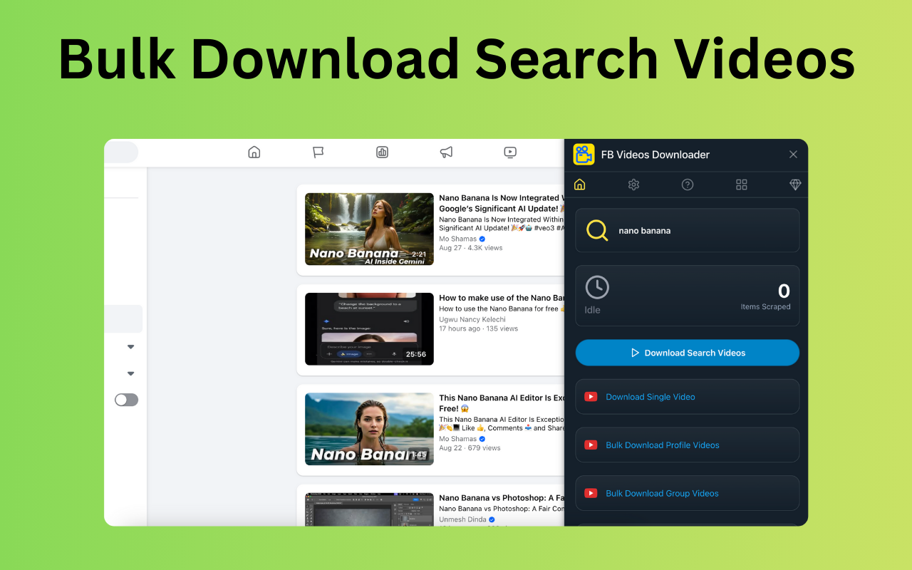 FB Videos Downloader - Save Facebook Videos chrome谷歌浏览器插件_扩展第2张截图