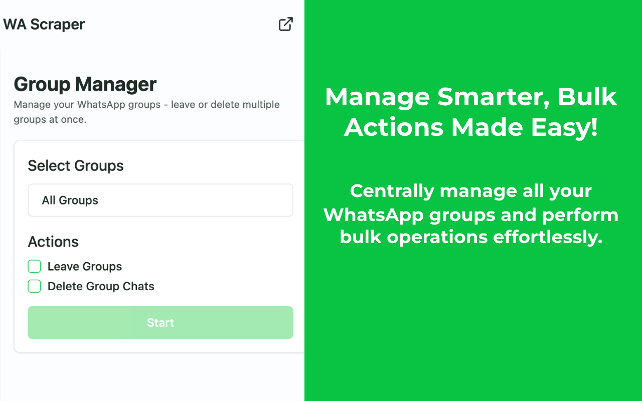 WhatsApp™ 刮削器与批量发送器及自动加入 - ExtBoost chrome谷歌浏览器插件_扩展第1张截图
