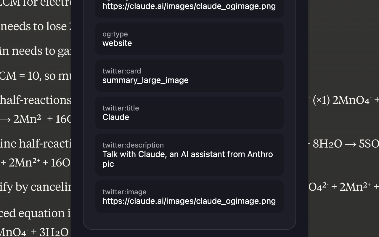 MetaPeek - Open Graph Viewer chrome谷歌浏览器插件_扩展第3张截图