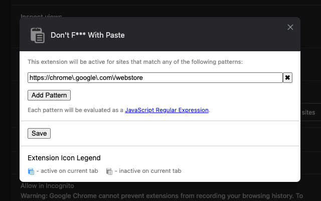 Don't F*** With Paste chrome谷歌浏览器插件_扩展第1张截图