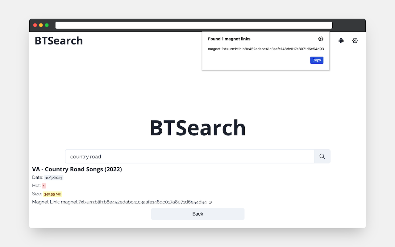 磁力收集器 chrome谷歌浏览器插件_扩展第1张截图