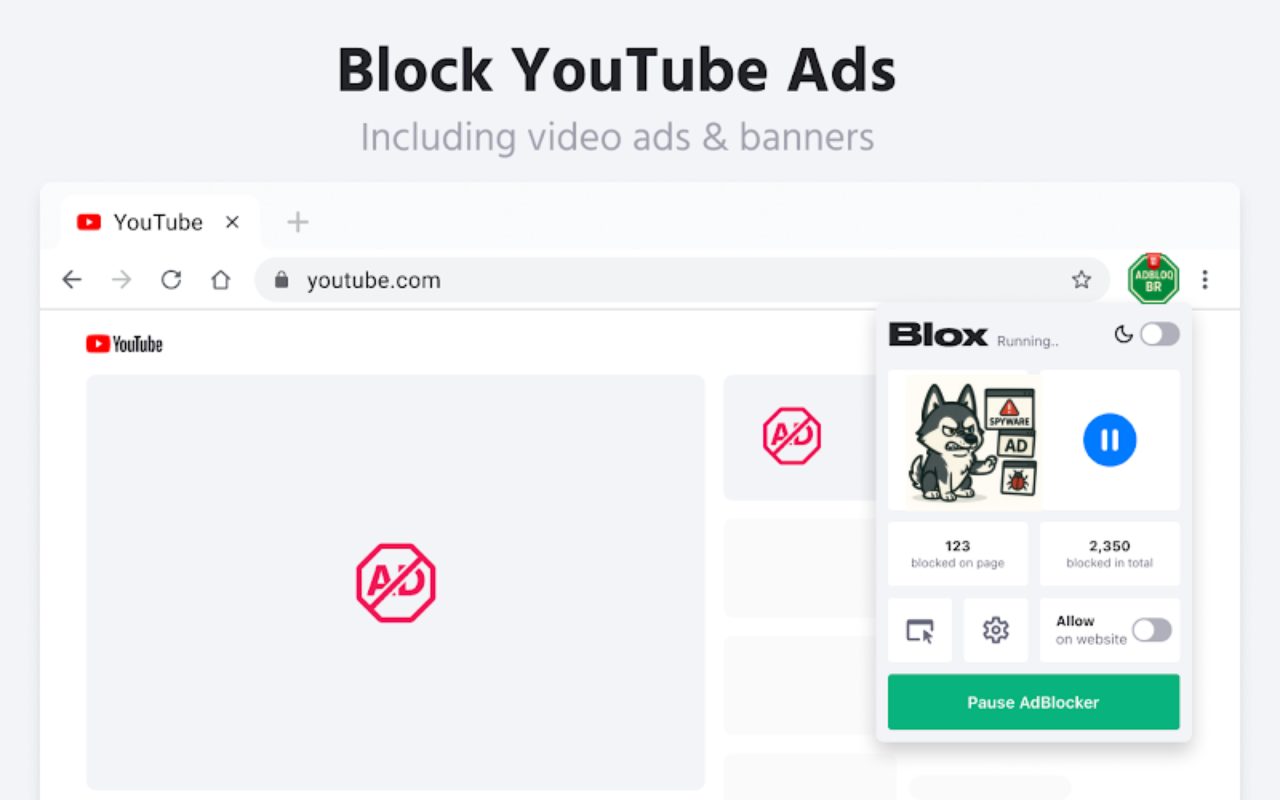 Adblock Ad Blocker Free chrome谷歌浏览器插件_扩展第2张截图