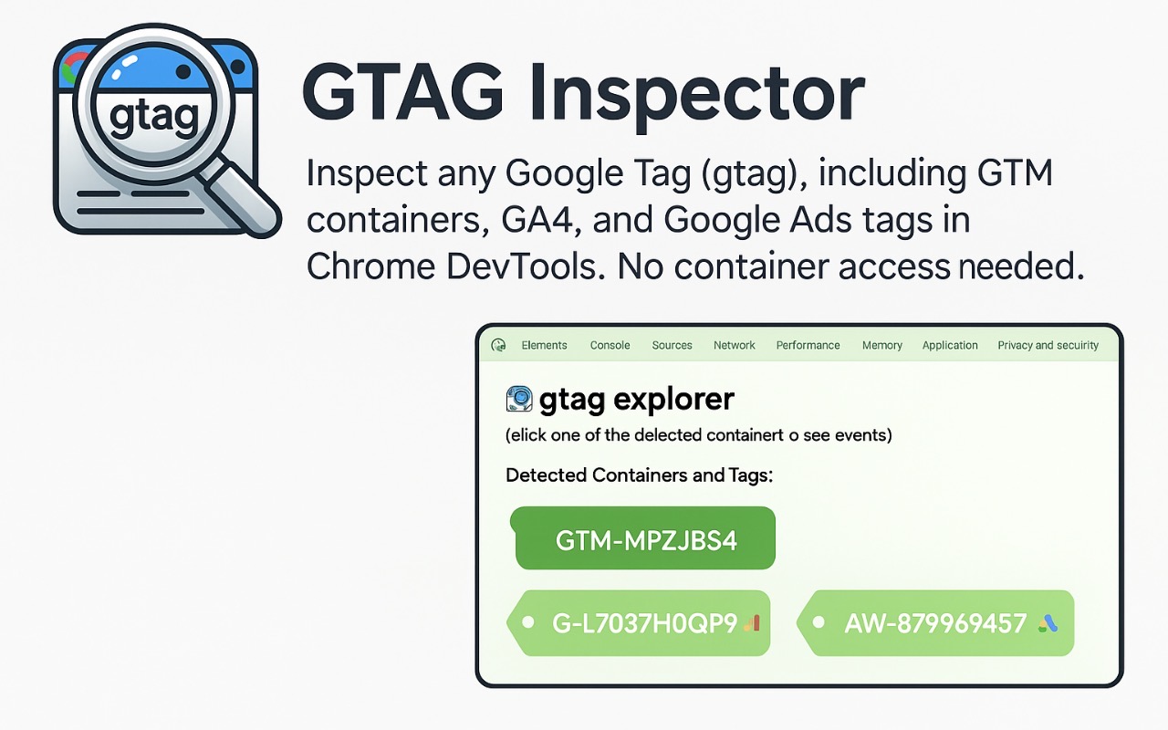GTM GTAG Inspector chrome谷歌浏览器插件_扩展第1张截图