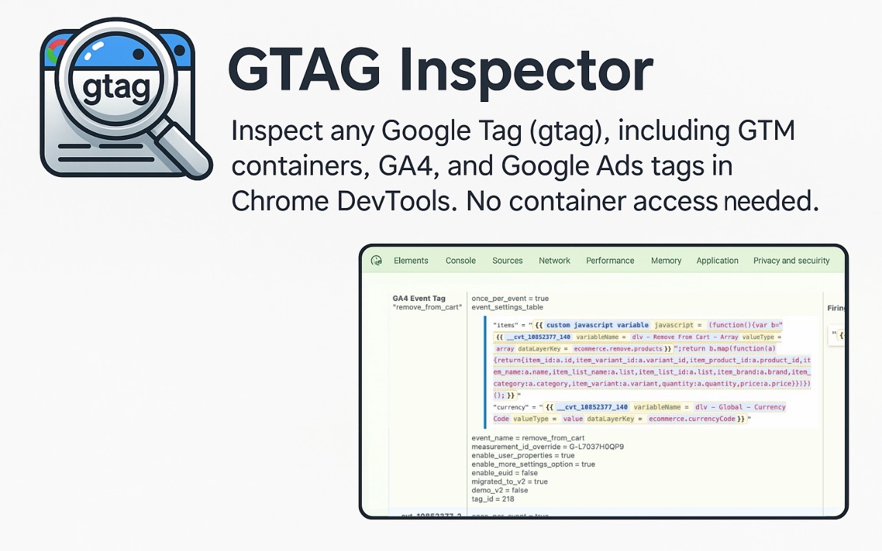 GTM GTAG Inspector chrome谷歌浏览器插件_扩展第5张截图