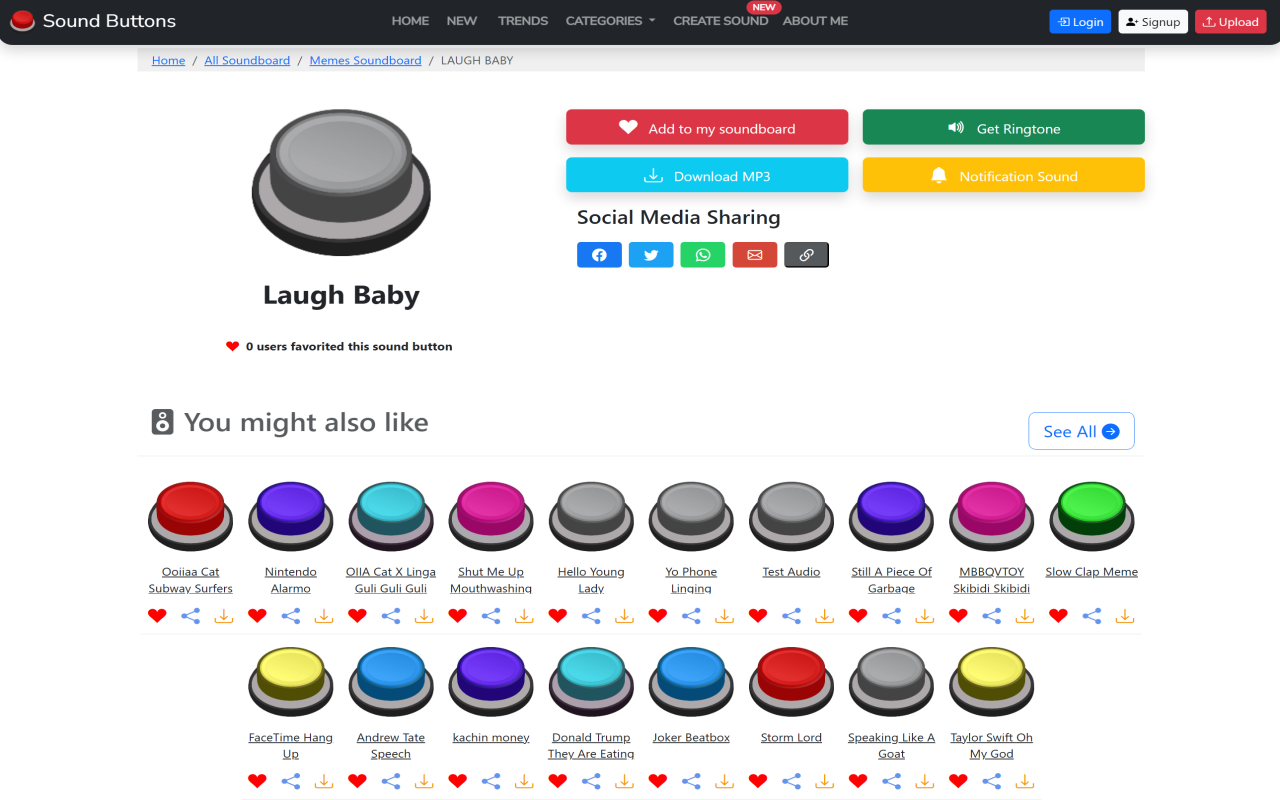 Sound Buttons Now chrome谷歌浏览器插件_扩展第1张截图