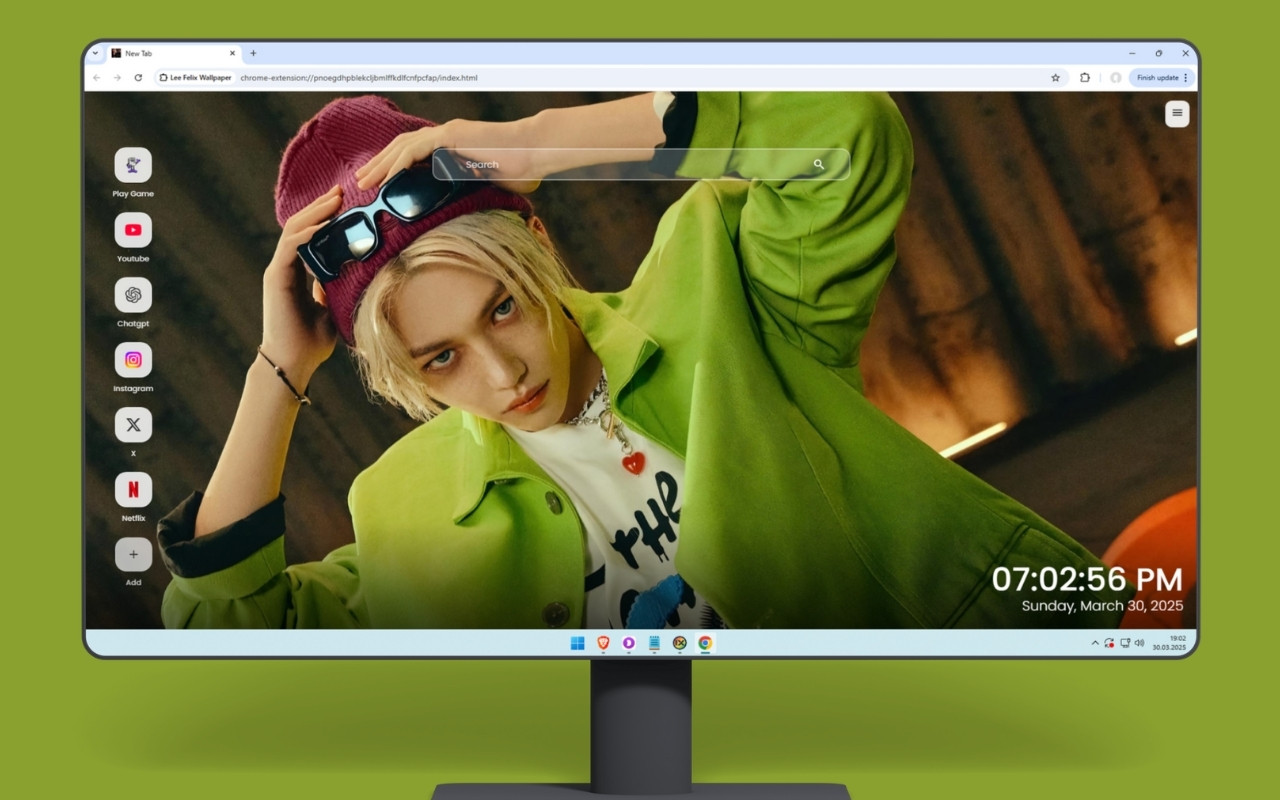 Lee Felix Wallpaper chrome谷歌浏览器插件_扩展第2张截图