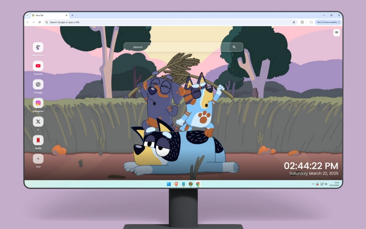 Bluey Wallpaper chrome谷歌浏览器插件_扩展第1张截图