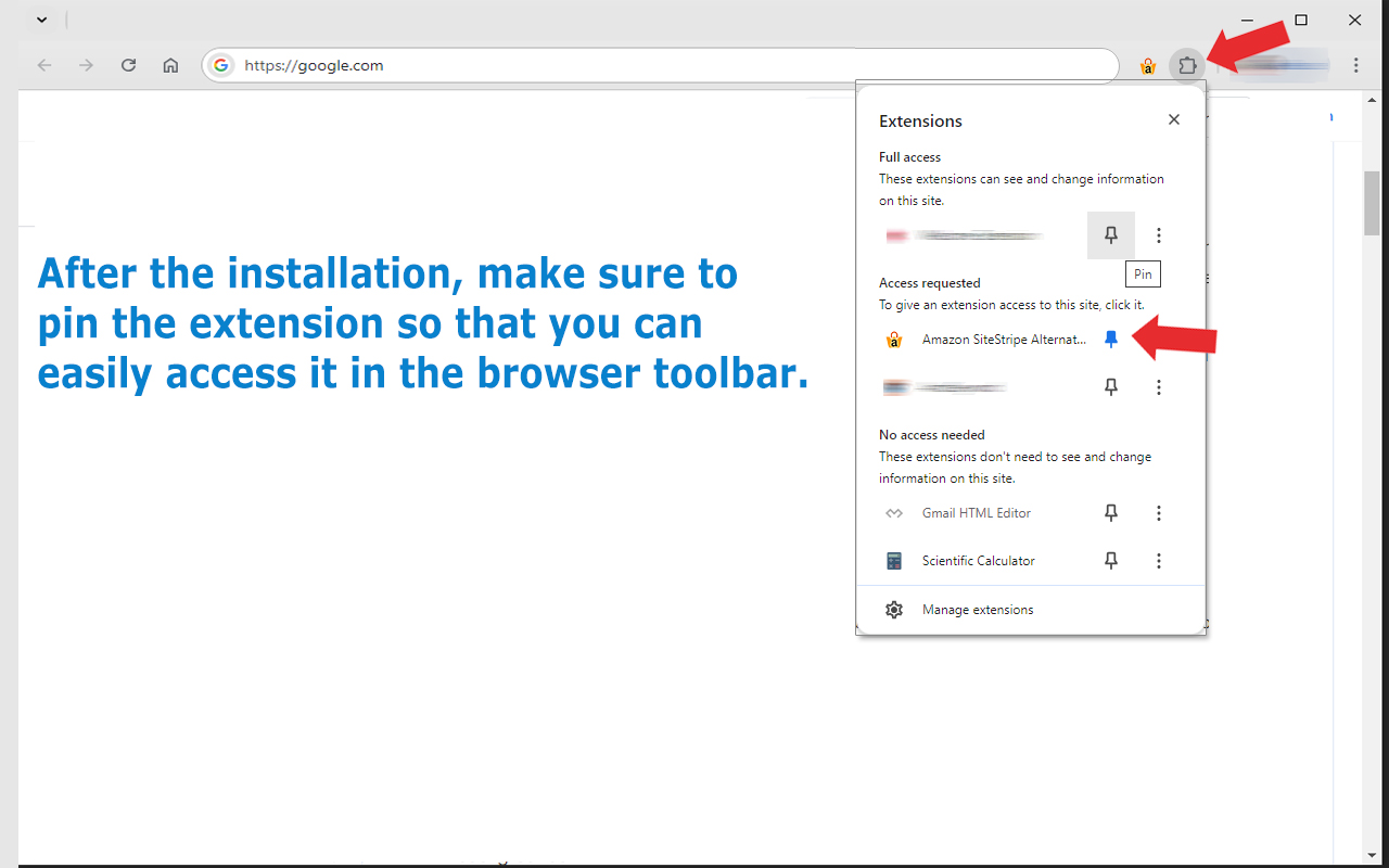 Amazon SiteStripe Alternative chrome谷歌浏览器插件_扩展第2张截图