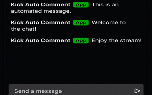Kick Auto Comment chrome谷歌浏览器插件_扩展第1张截图