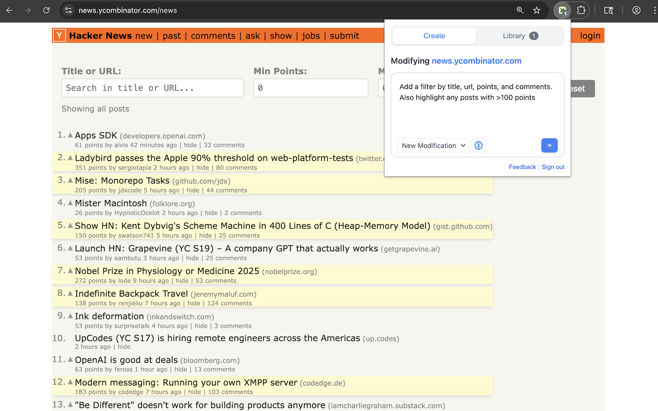 Tweeks by NextByte chrome谷歌浏览器插件_扩展第4张截图