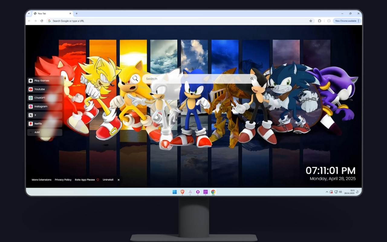 Sonic the Hedgehog Live Wallpaper chrome谷歌浏览器插件_扩展第1张截图