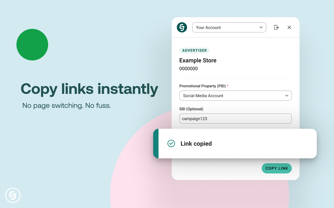 CJ Deep Link Generator chrome谷歌浏览器插件_扩展第2张截图