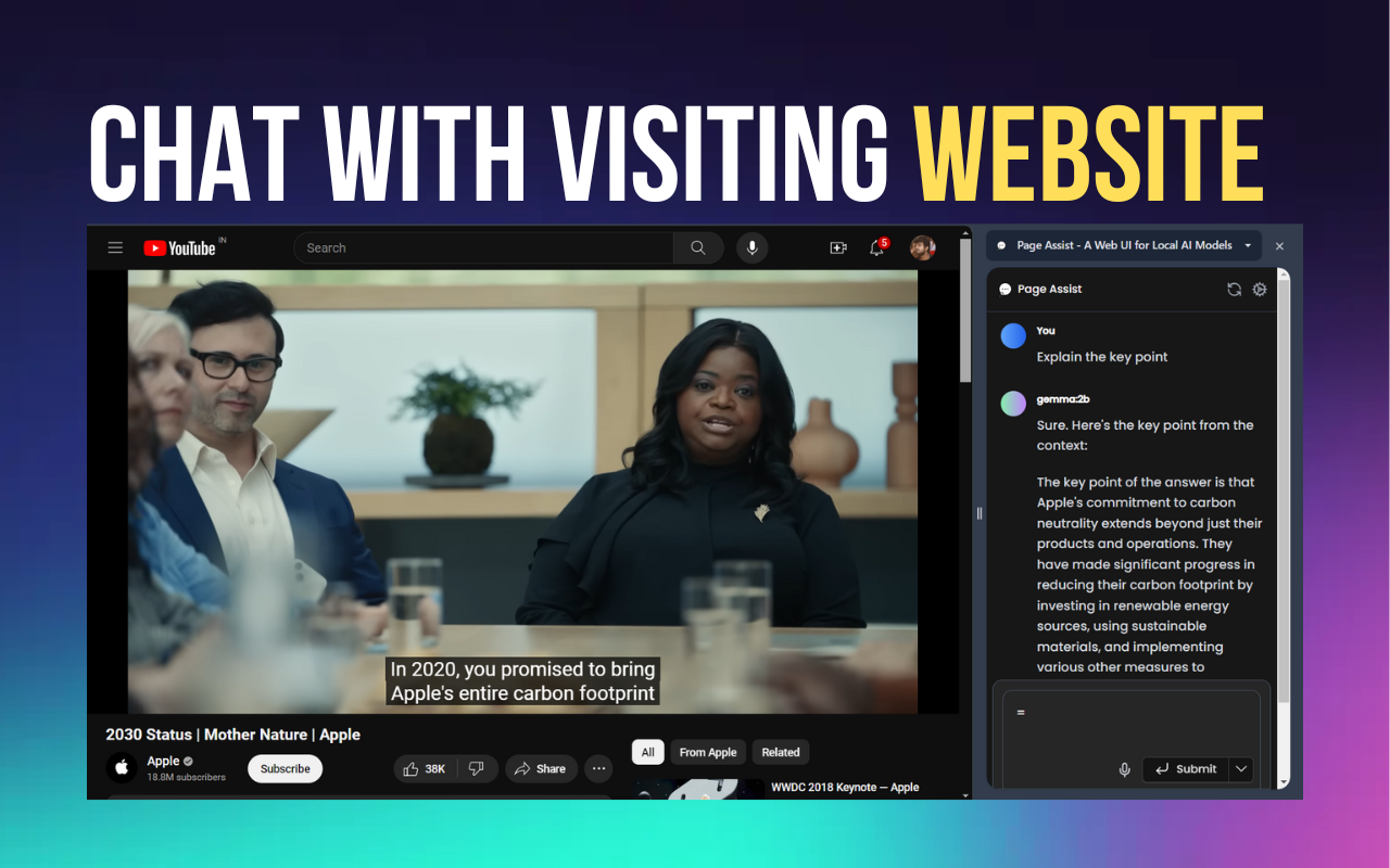Page Assist - 本地 AI 模型的 Web UI chrome谷歌浏览器插件_扩展第4张截图