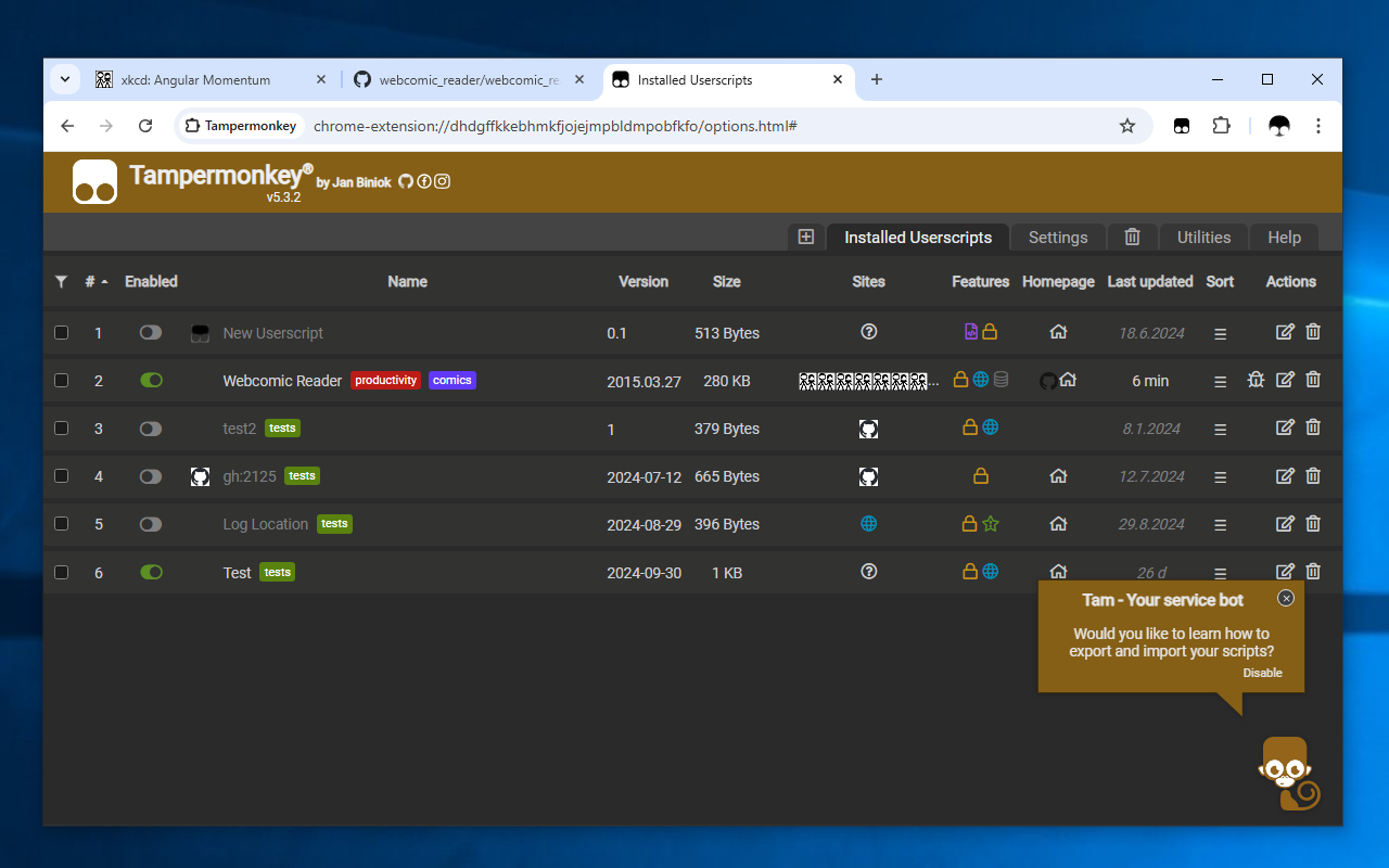 篡改猴 chrome谷歌浏览器插件_扩展第2张截图