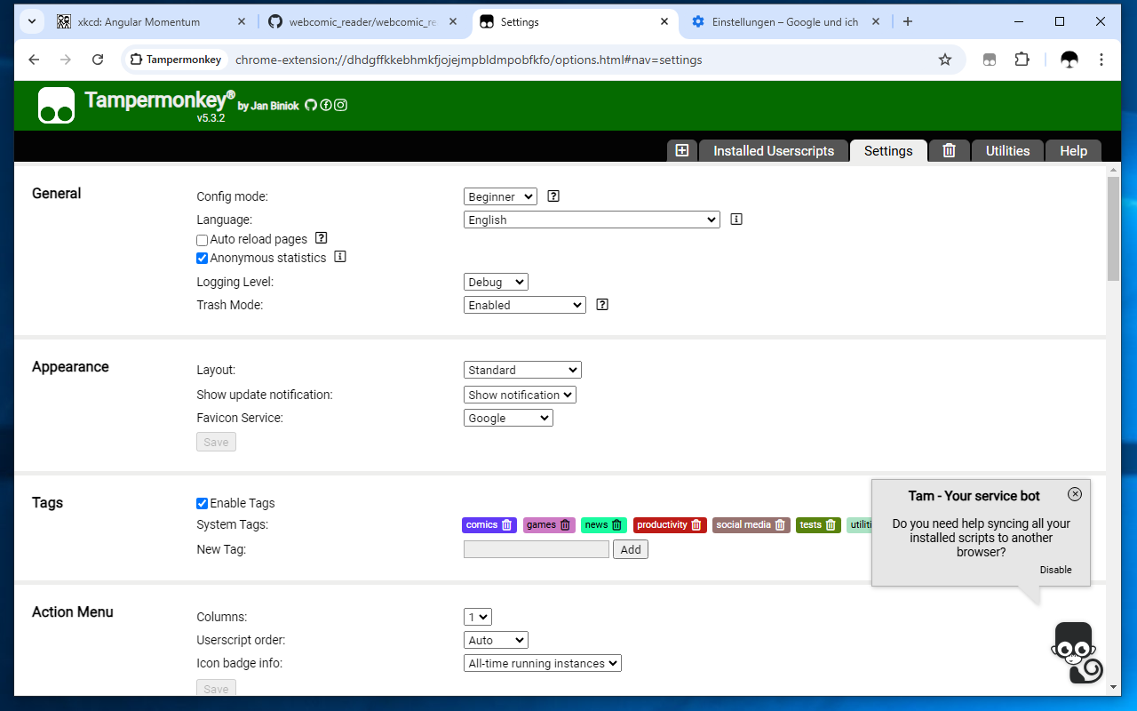 篡改猴 chrome谷歌浏览器插件_扩展第3张截图