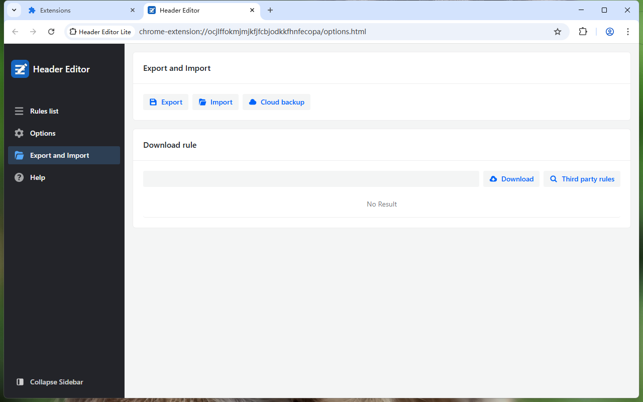 Header Editor Lite chrome谷歌浏览器插件_扩展第1张截图