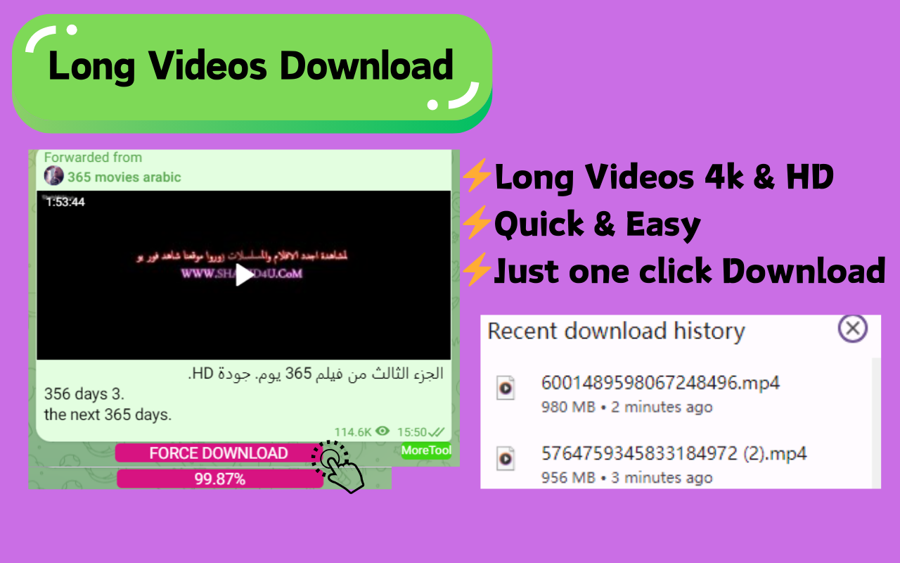 TG Downloader - Telegram视频下载器,电报受限图片视频下载器 chrome谷歌浏览器插件_扩展第2张截图