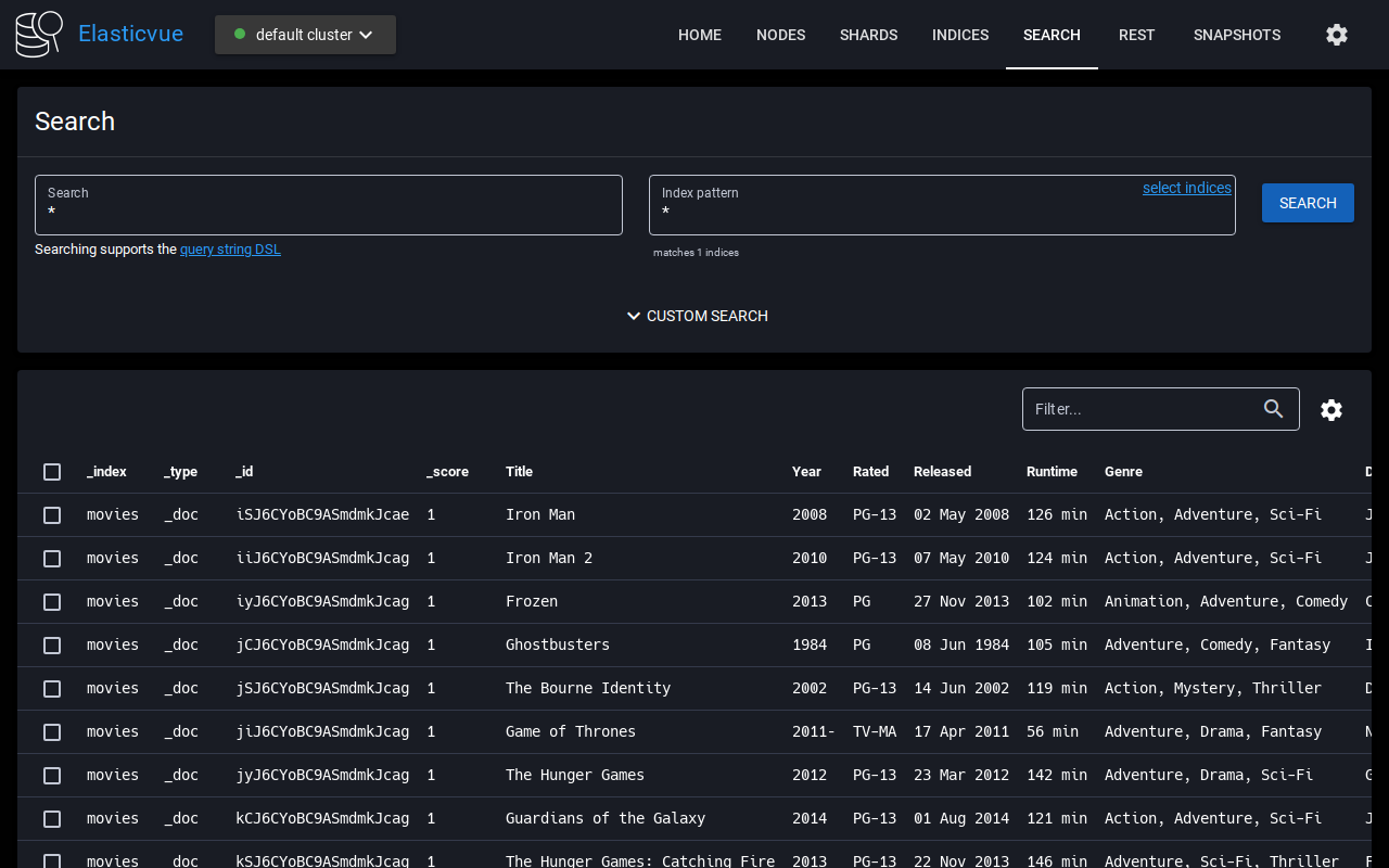 Elasticvue chrome谷歌浏览器插件_扩展第2张截图