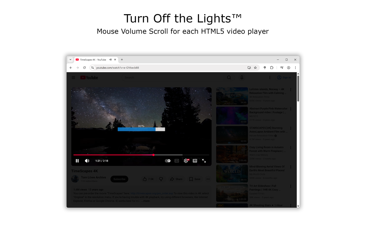关灯看视频 chrome谷歌浏览器插件_扩展第3张截图