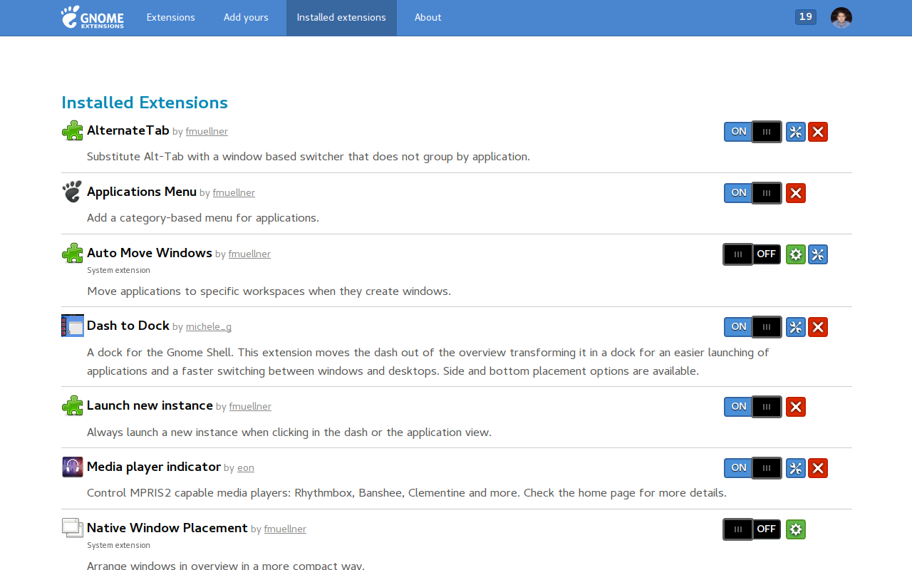 GNOME Shell 集成 chrome谷歌浏览器插件_扩展第2张截图