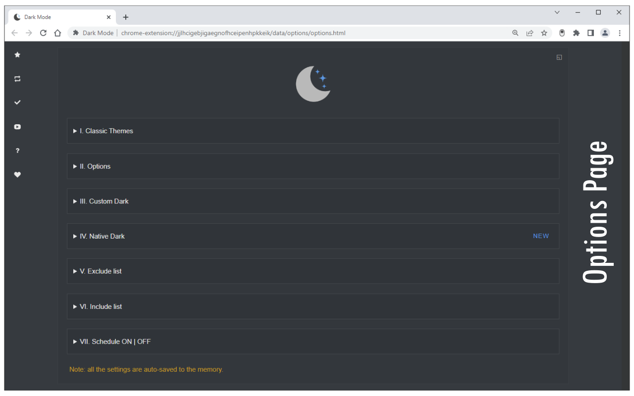 Dark Mode chrome谷歌浏览器插件_扩展第1张截图