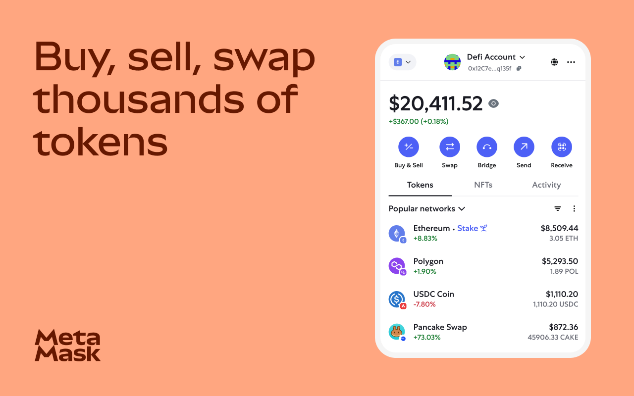 MetaMask chrome谷歌浏览器插件_扩展第1张截图